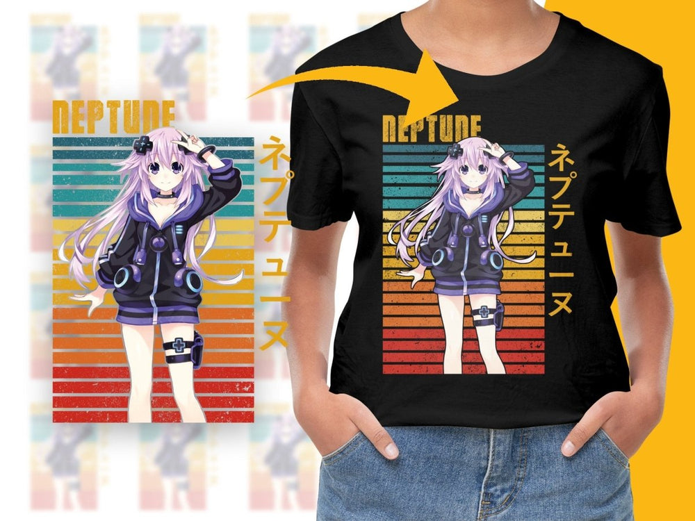 Stunning Neptune Anime Character PNG Digital Download - Teepew