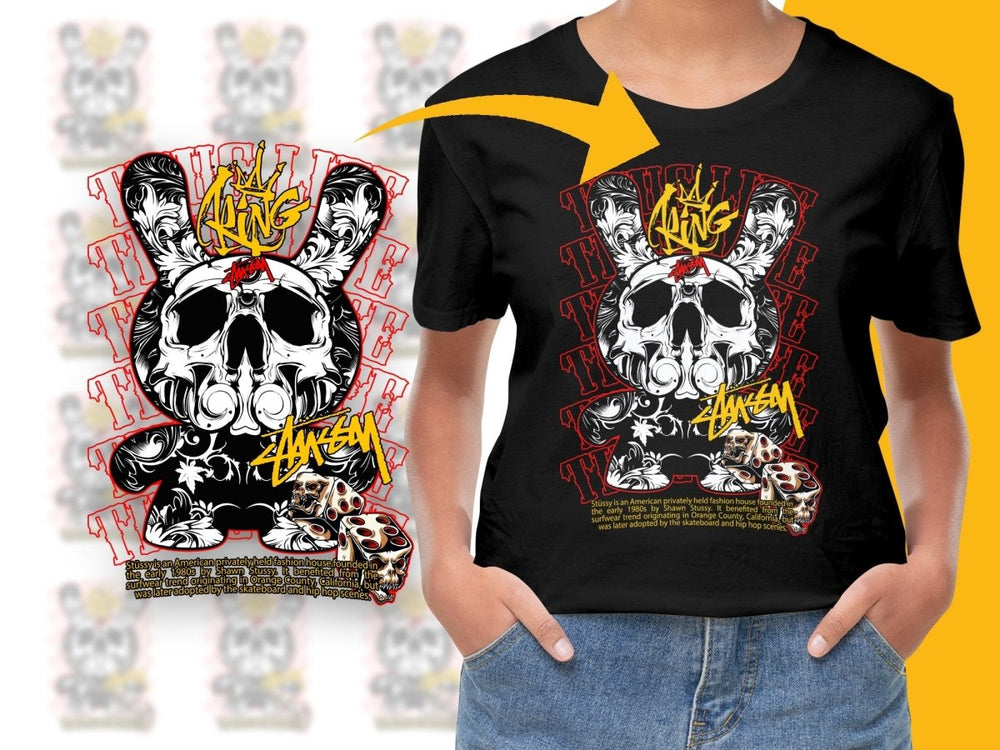 Stussy Skull and Dice Custom Graphic PNG File - Teepew