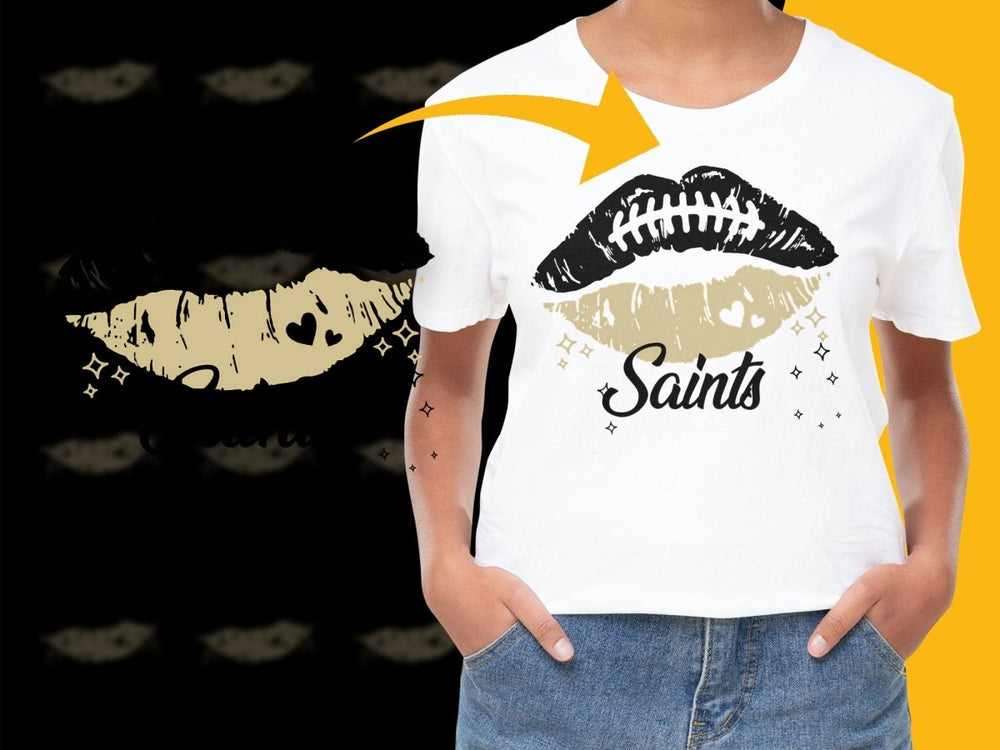 Style Up with Unique Saints NFL Football PNG File - Teepew