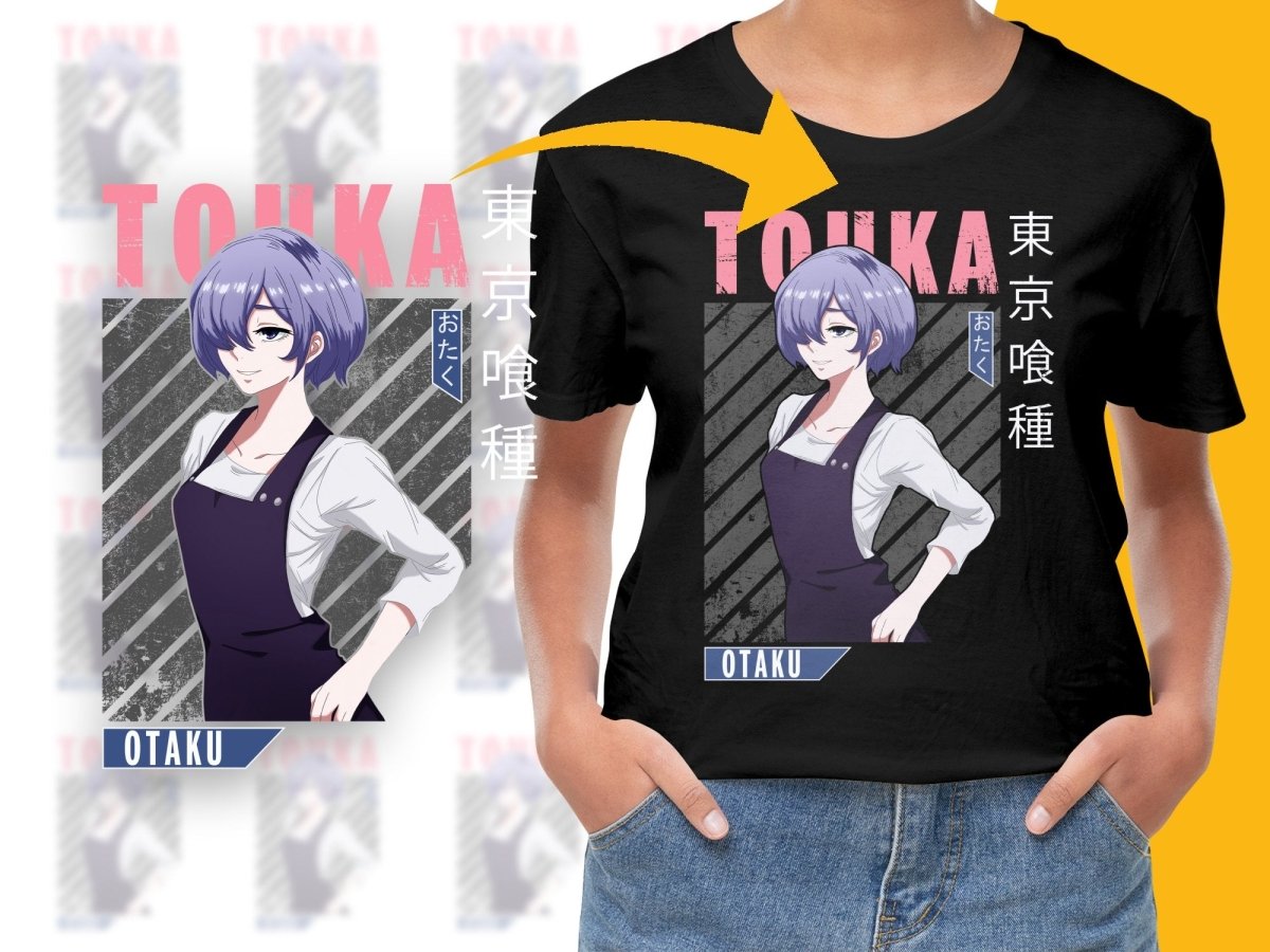 Stylish Anime Girl Touka Poster PNG Digital Download - Teepew