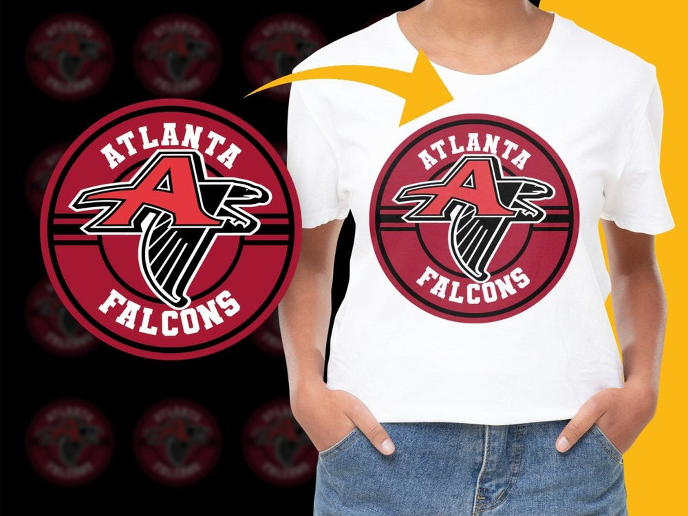 Stylish Atlanta Falcons Logo Graphic PNG File - Teepew