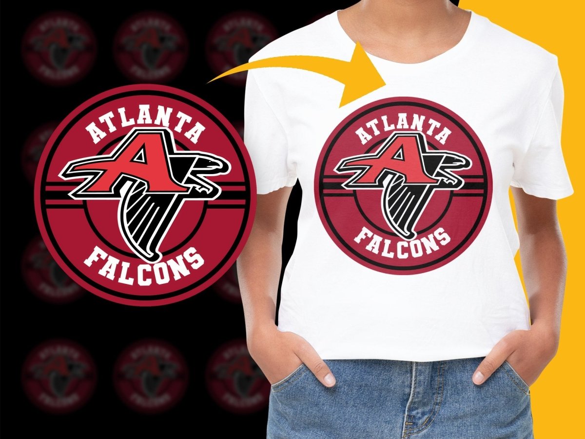 Stylish Atlanta Falcons Logo Graphic PNG File - Teepew