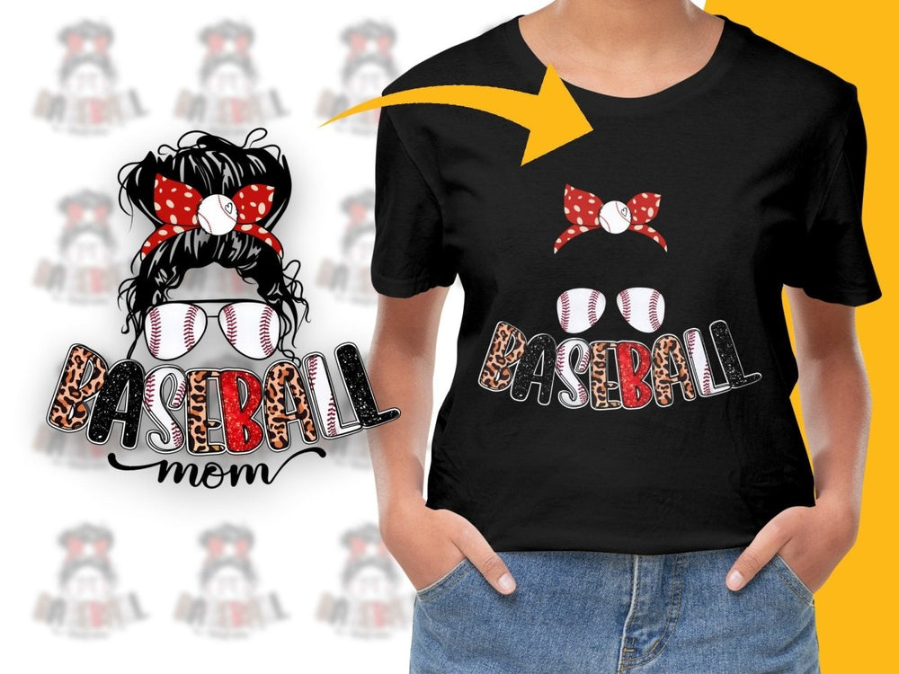 Stylish Baseball Mom Graphic Design PNG File - Teepew