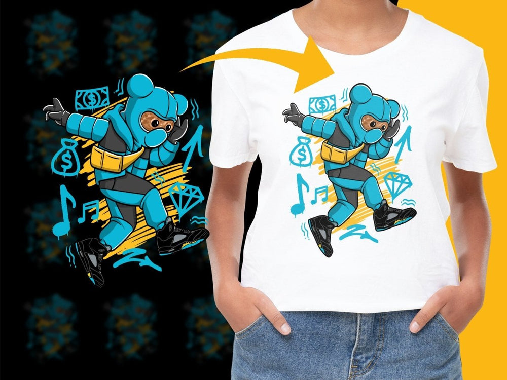 Stylish Bear Hype StreetWear Graphic PNG File - Teepew