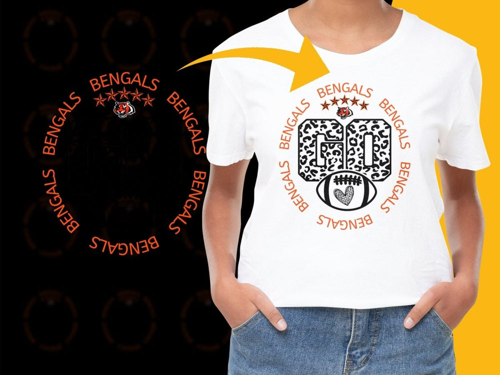 Stylish Go Bengals Football Fans Graphic PNG File - Teepew