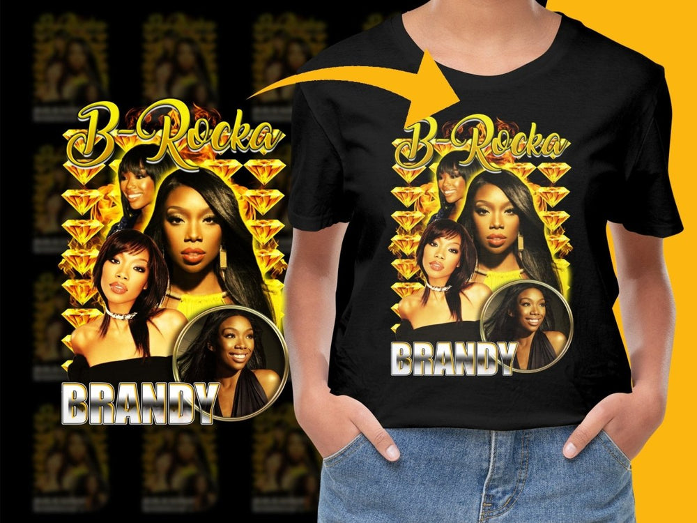 Stylish Graphic Brandy B - Rocka PNG File - Teepew