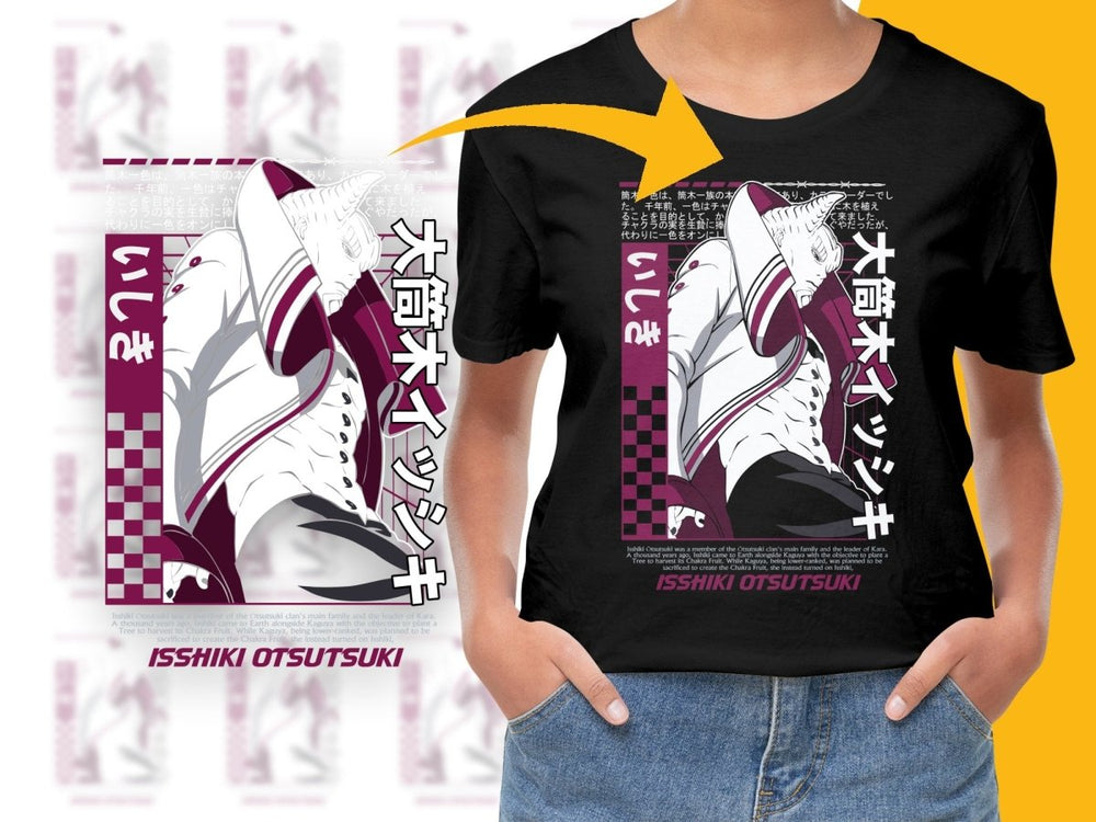 Stylish Isshiki Otsutsuki Anime Graphic PNG File - Teepew