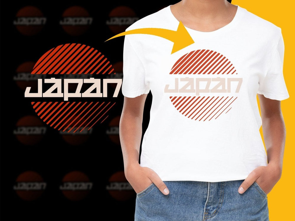Stylish Japan Retro Logo Design PNG File - Teepew