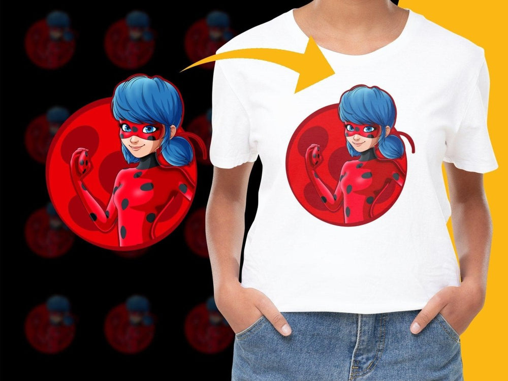 Stylish Ladybug Graphic for Fans of Animation PNG File - Teepew