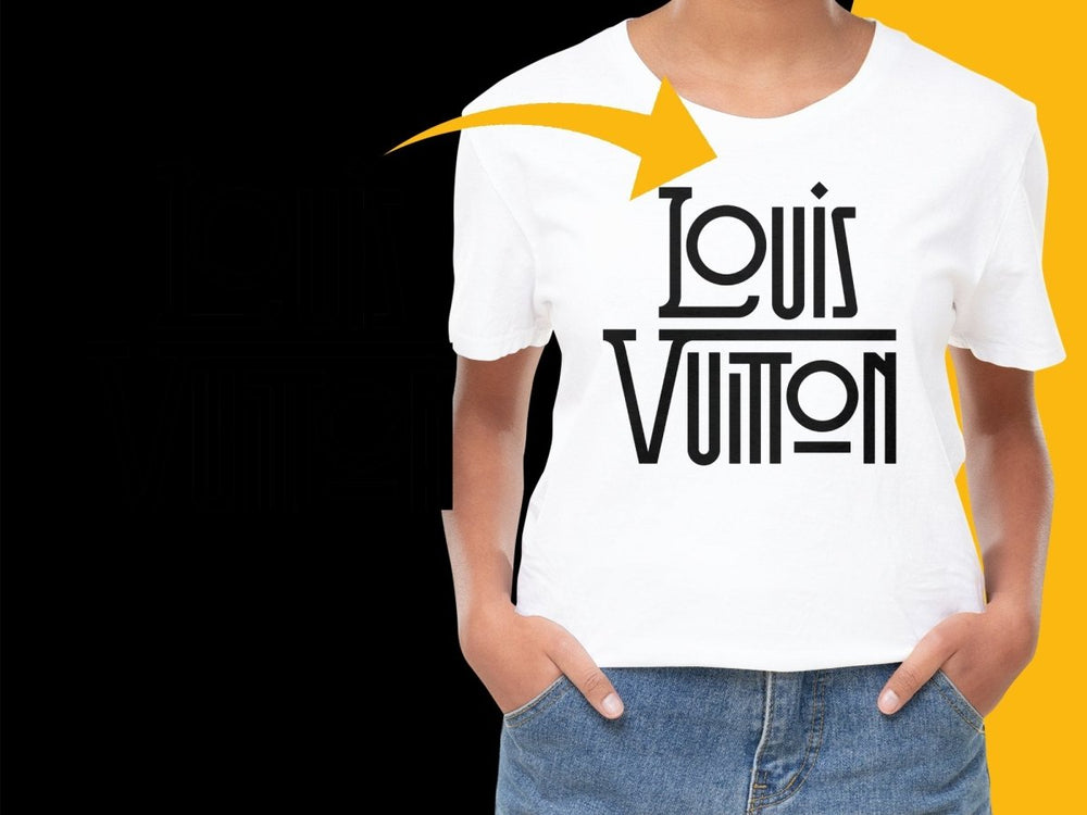 Stylish Louis Vuitton Retro Logo Design PNG File - Teepew