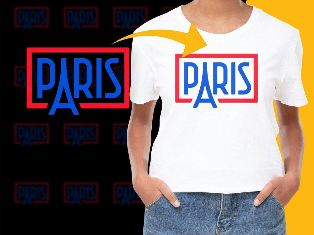 Stylish Paris Retro Logo Design PNG File - Teepew
