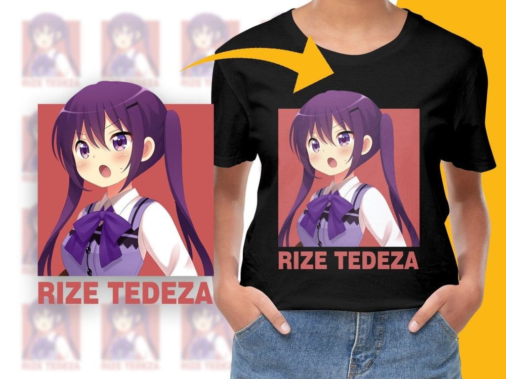 Stylish Rize Tedeza Anime Character PNG Digital Download - Teepew