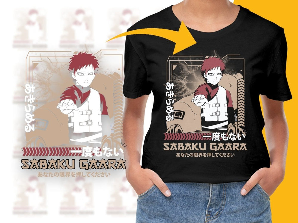 Stylish Sabaku Gaara Anime Character PNG File - Teepew