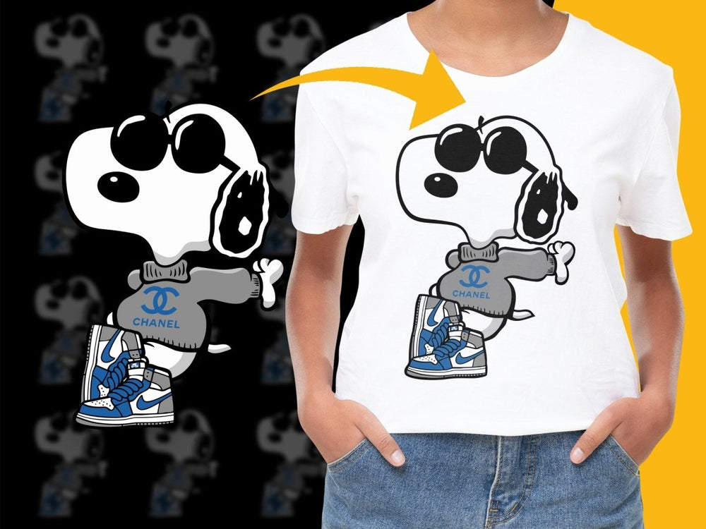 Stylish Snoopy Graphic PNG File StreetWear - Teepew