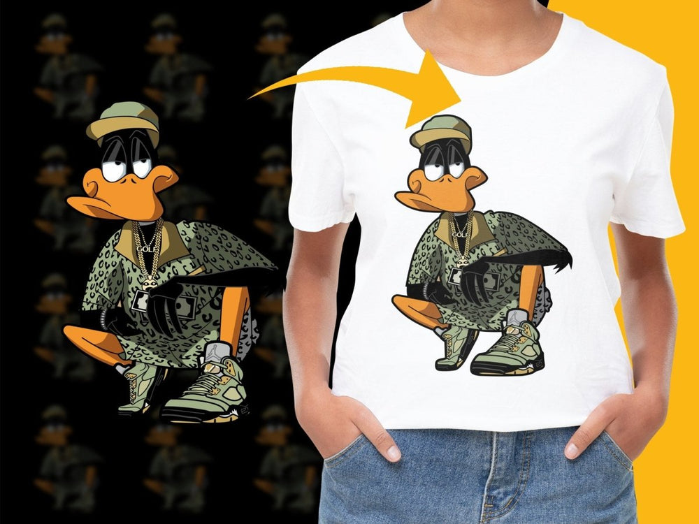 Stylish Streetwear Inspired Cartoon Duck PNG File - Teepew