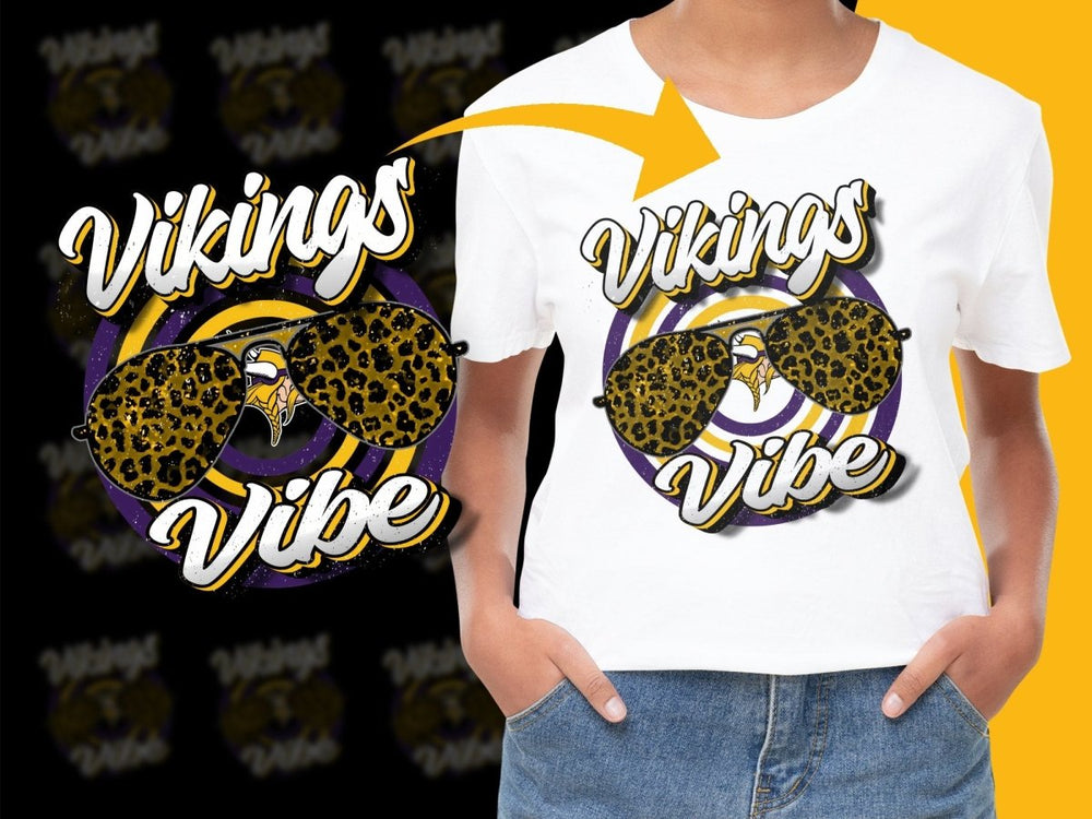 Stylish Vikings Vibe Png Digital Download with Unique Sunglasses ArtPng Digital Download - Teepew