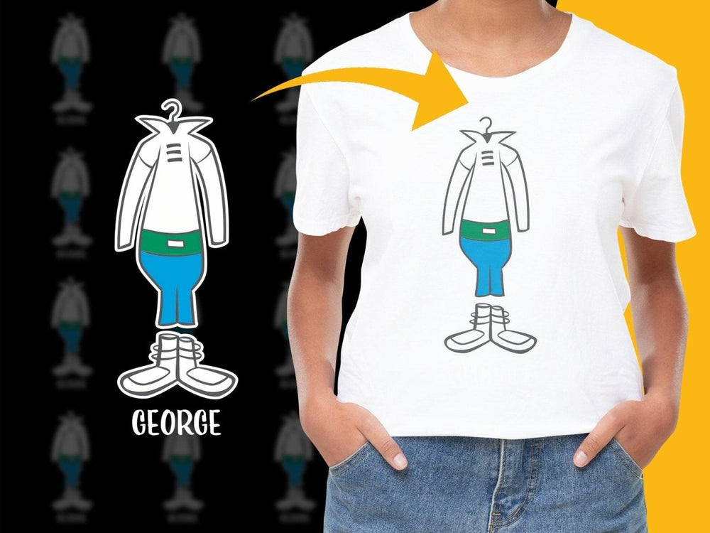 Stylized George Character Print Graphic PNG File - Teepew