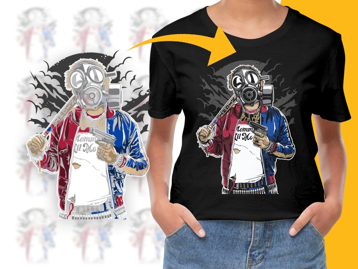 Suicide Gasmask Popculture PNG File - Teepew