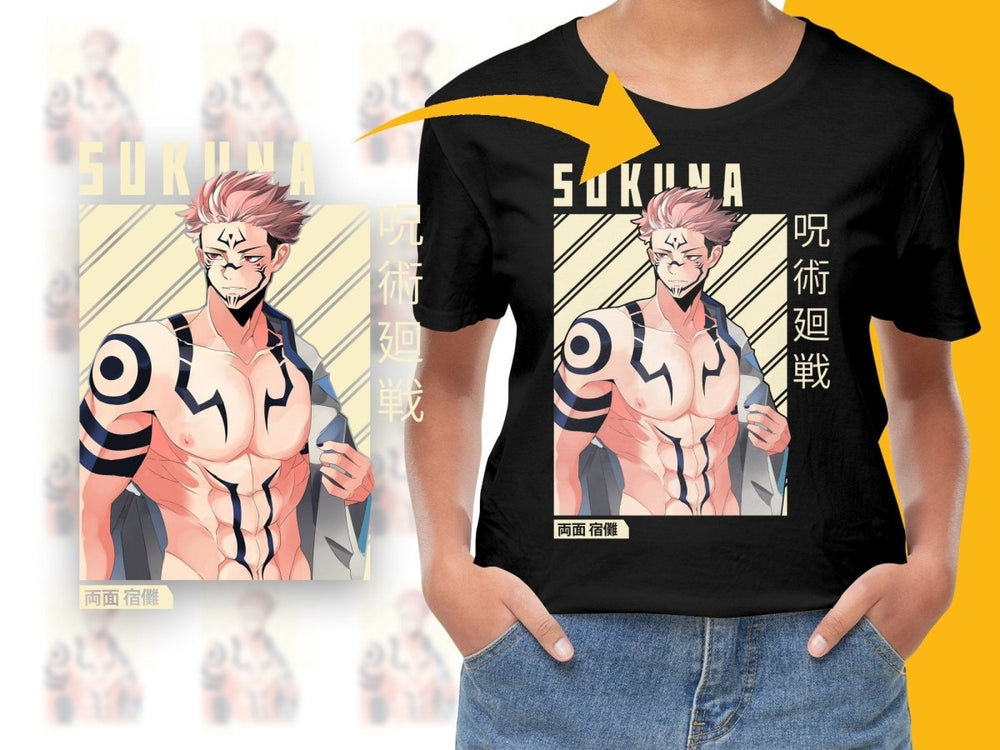 Sukuna Anime Character PNG File - Teepew
