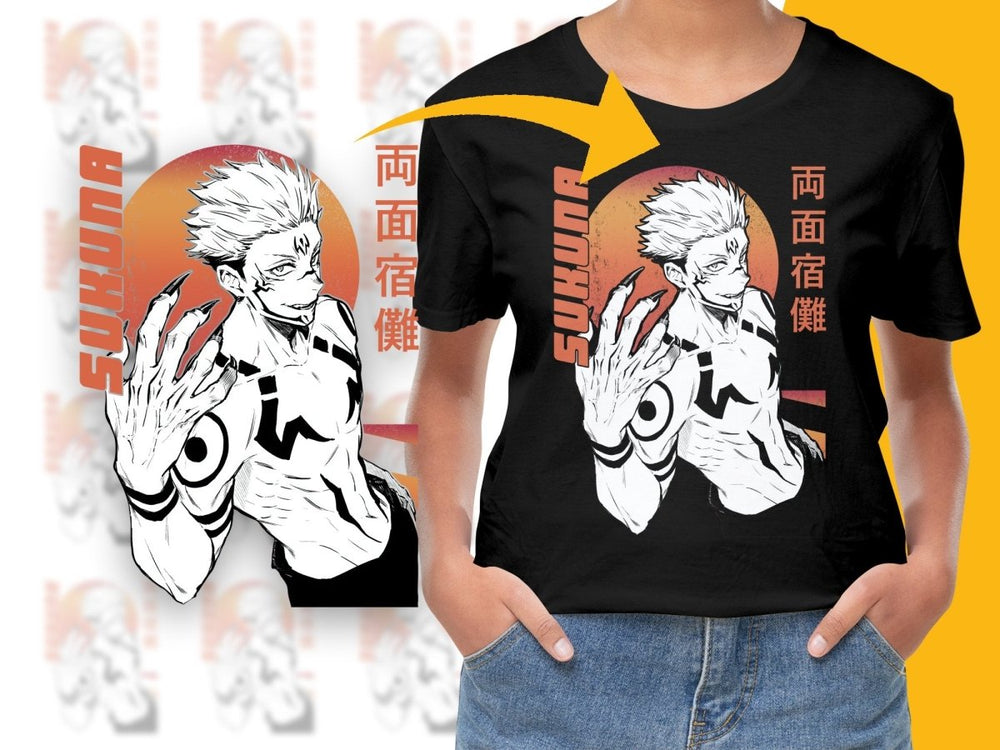 Sukuna Anime Character PNG File - Teepew