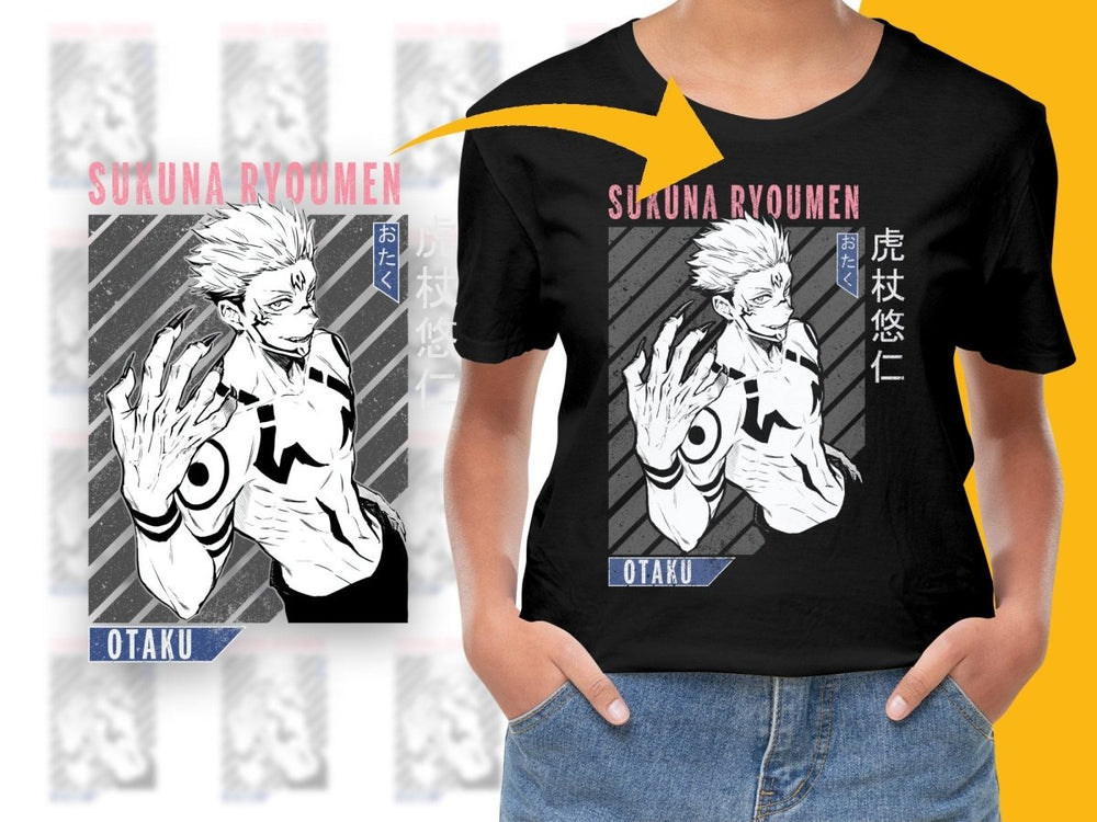 Sukuna Ryoumen Anime Character PNG Digital Download - Teepew