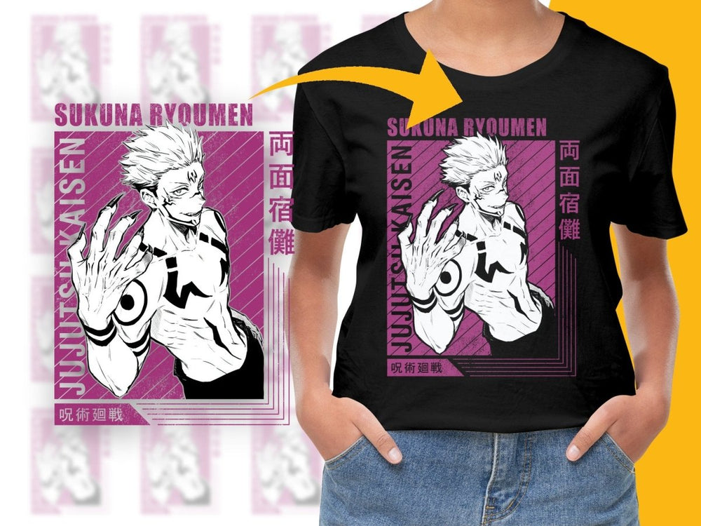 Sukuna Ryoumen Anime Character PNG File - Teepew