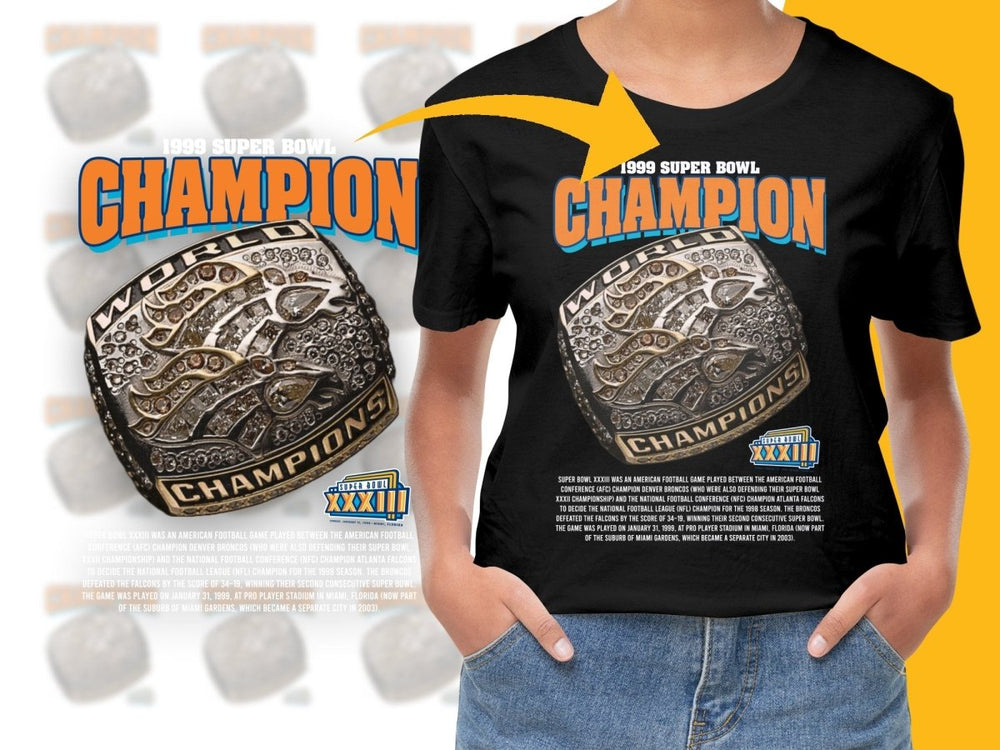 Super Bowl 1999 World Champion Ring PNG File - Teepew