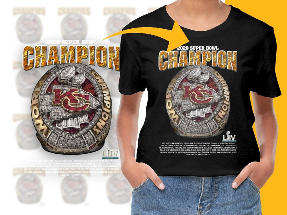 Super Bowl 2020 Kansas City Super Bowl Champion Ring PNG File - Teepew