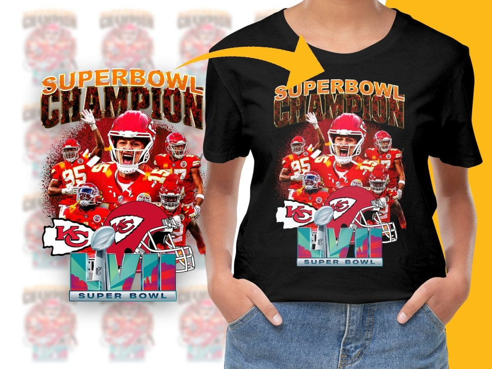 Super Bowl Champion Kansas City Chiefs LVII PNG File - Teepew