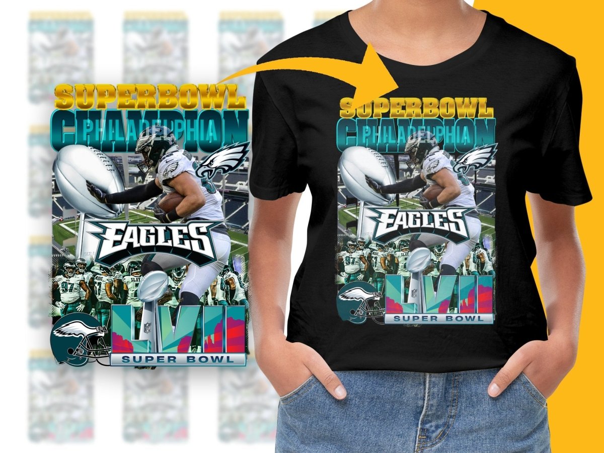 Super Bowl Champions Philadelphia Eagles LVII PNG File - Teepew