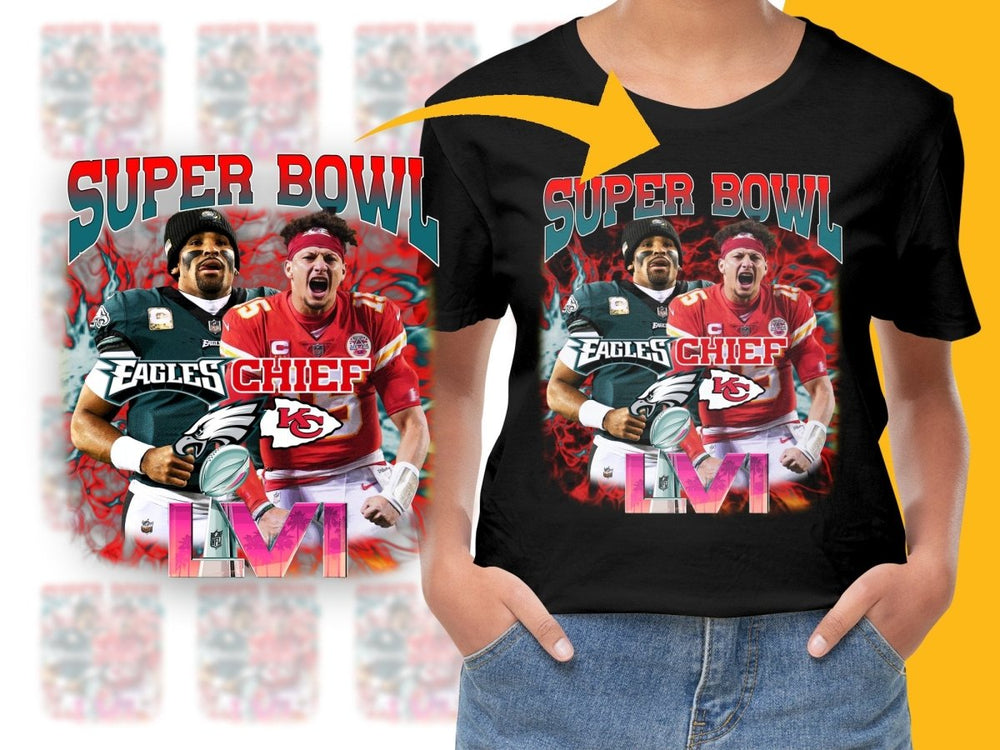 Super Bowl LVI Eagles vs Chiefs PNG File - Teepew