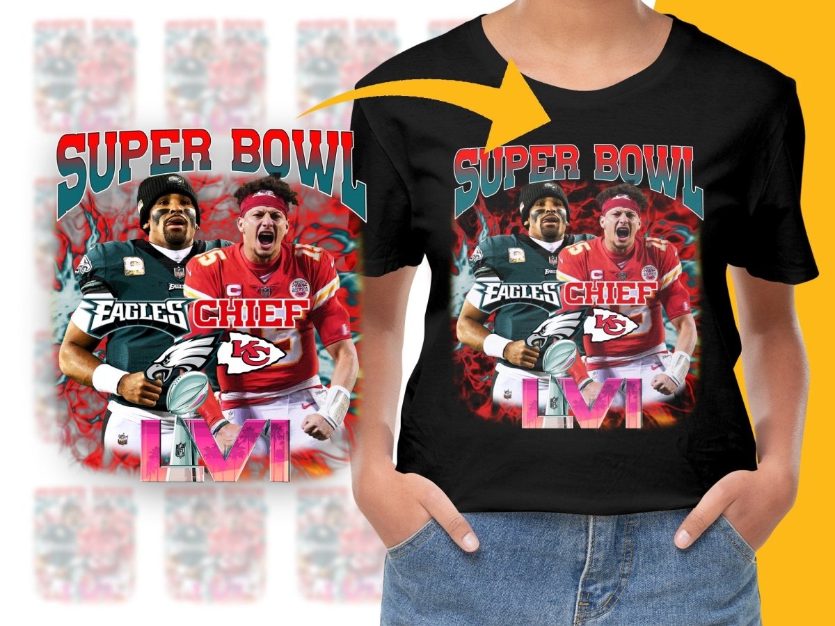 Super Bowl LVI Eagles vs Chiefs PNG File - Teepew
