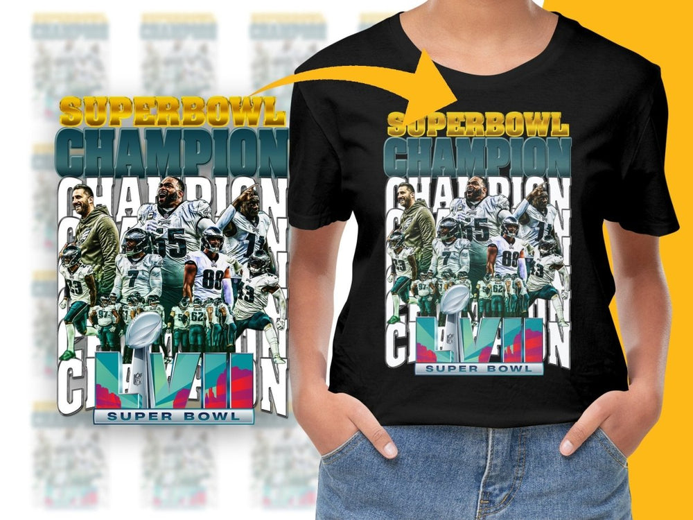 Super Bowl LVII Champion Football Team PNG File - Teepew