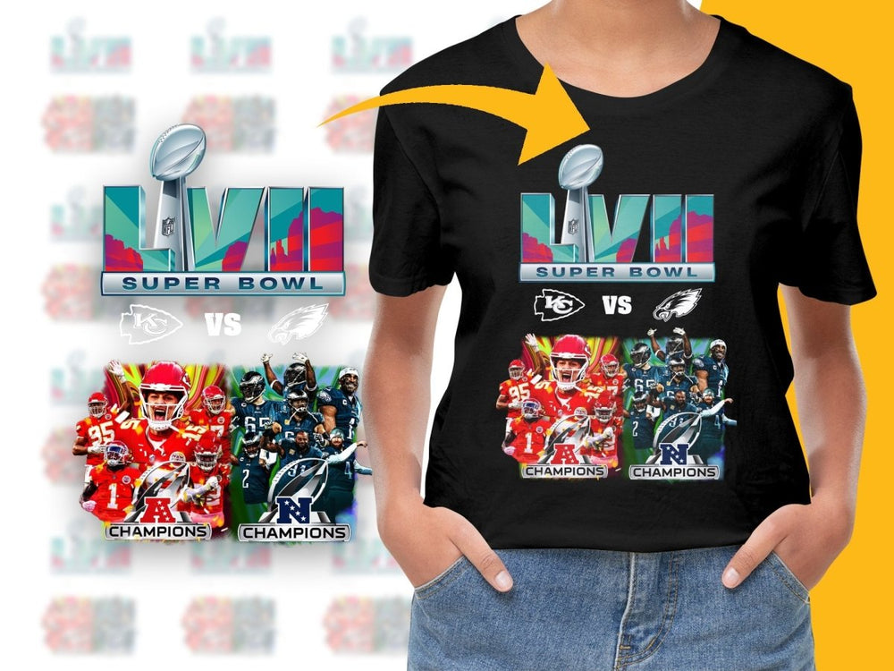 Super Bowl LVII Champions AFC NFC PNG File - Teepew