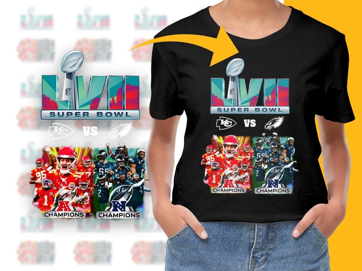 Super Bowl LVII Champions AFC NFC PNG File - Teepew