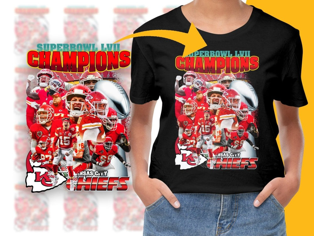 Super Bowl LVII Champions Kansas City Chiefs PNG File - Teepew