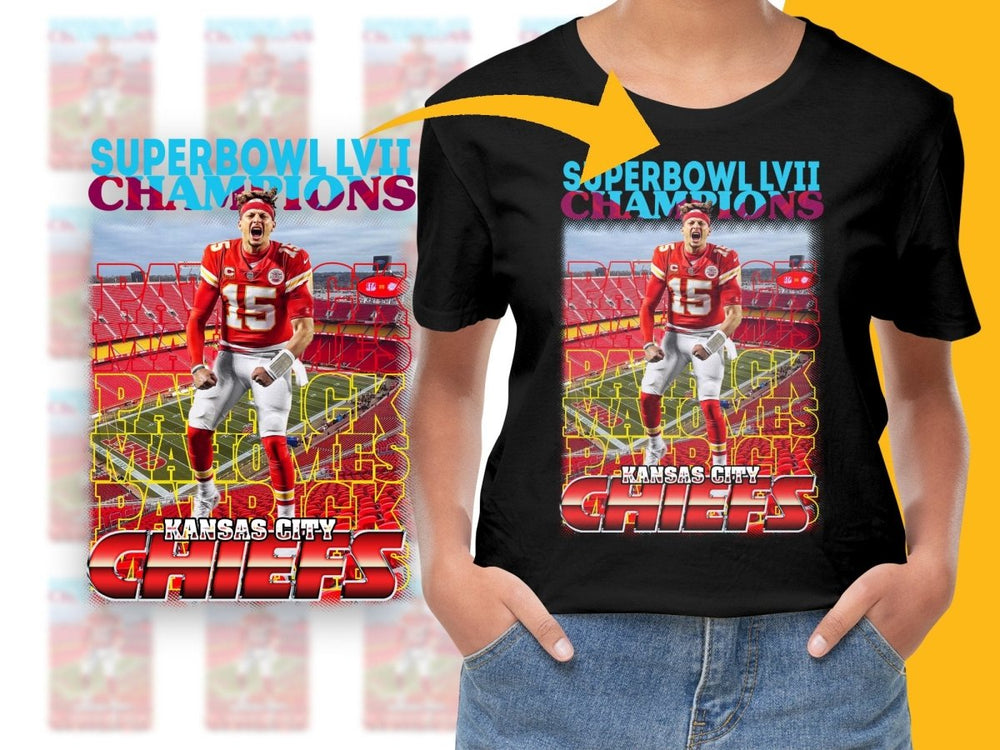 Super Bowl LVII Champions Kansas City Chiefs PNG File - Teepew