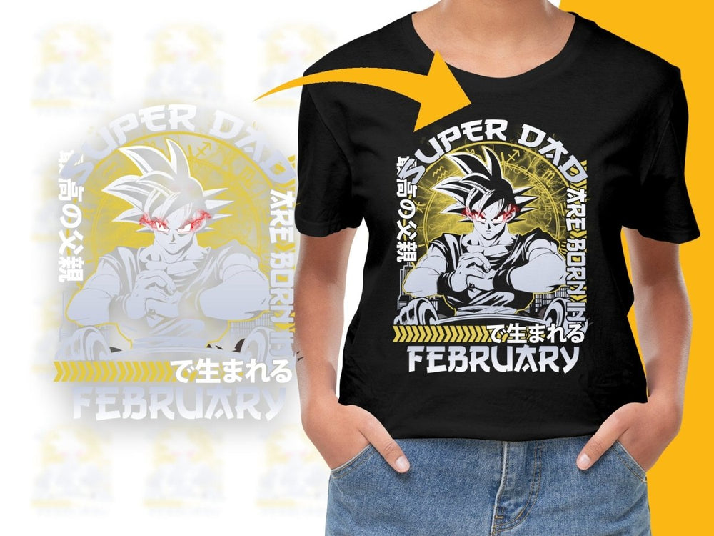 Super Dad Anime Character February Themed PNG File - Teepew