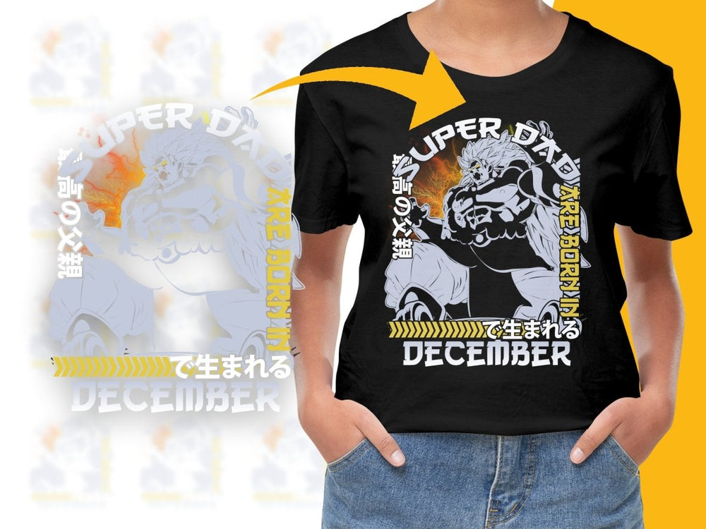 Super Dad Are Born In December Anime PNG File - Teepew