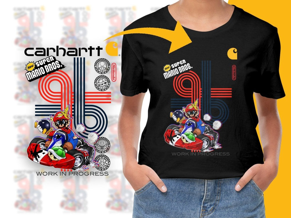 Super Mario Kart Streetwear Brand Graphic PNG File - Teepew