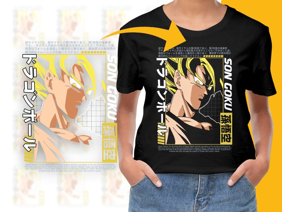 Super Saiyan 3 Goku Anime Graphic PNG File - Teepew