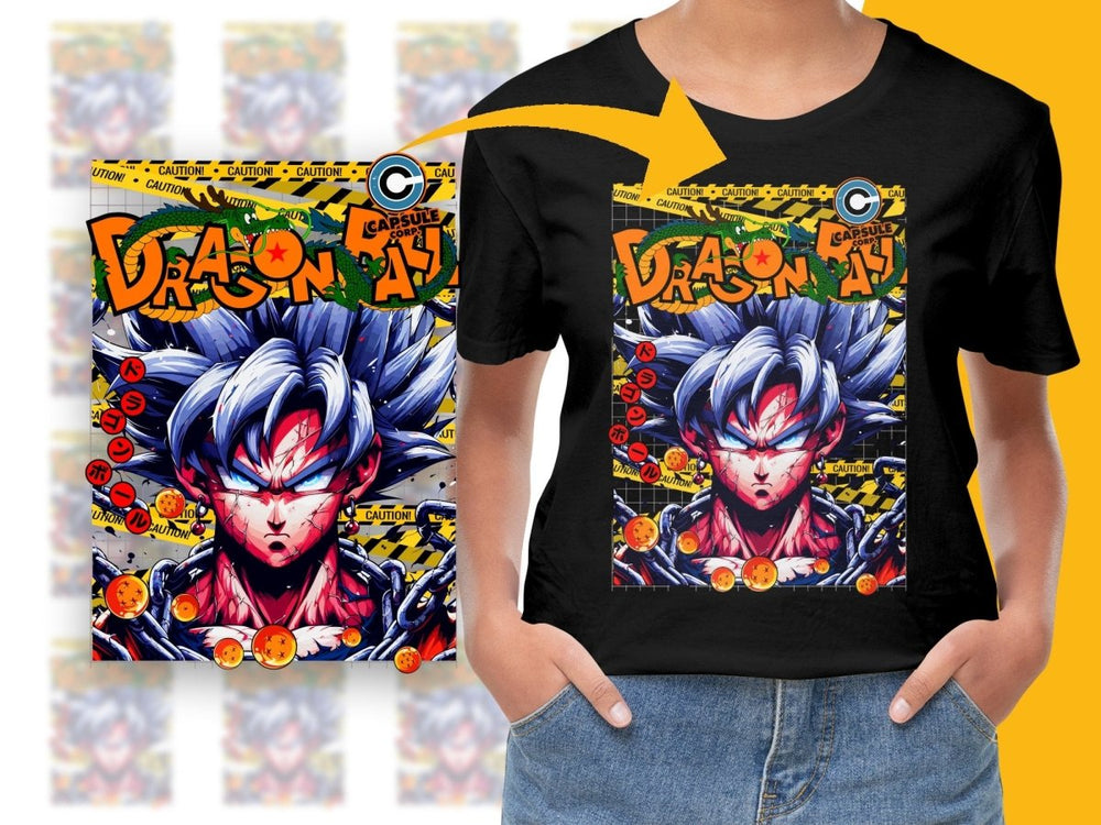 Super Saiyan Dragon Ball Z Capsule Corp Caution PNG File - Teepew