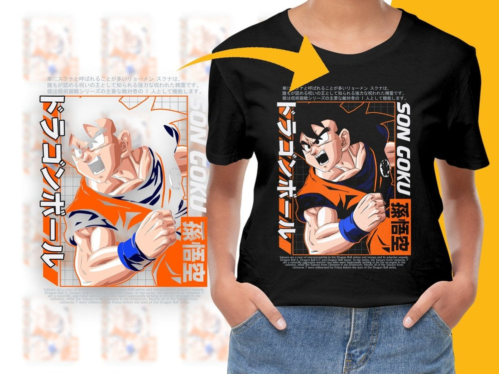 Super Saiyan Son Goku Action PNG File - Teepew