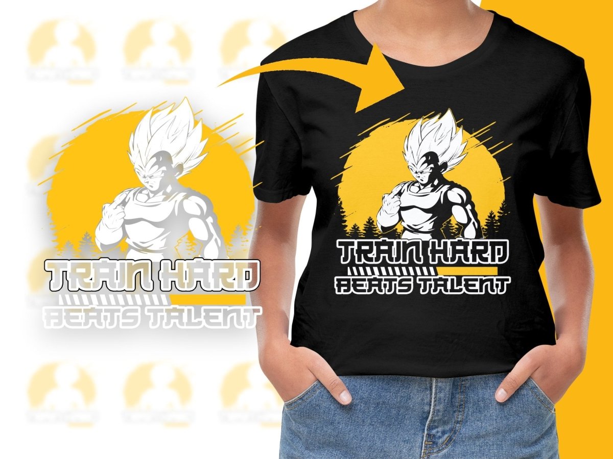 Super Saiyan Vegeta Silhouette Sunset Forest PNG File - Teepew