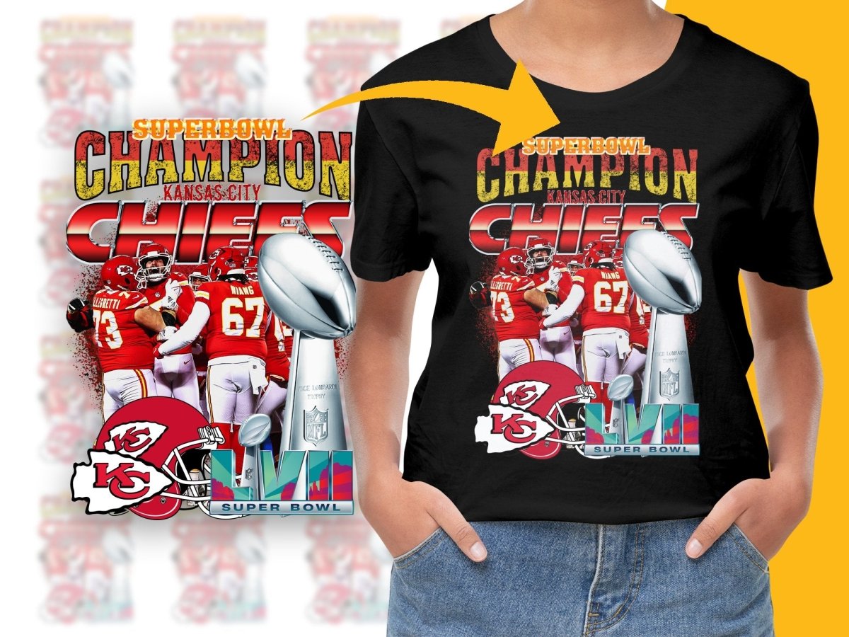 Superbowl Champion Kansas City Chiefs LVII PNG File - Teepew