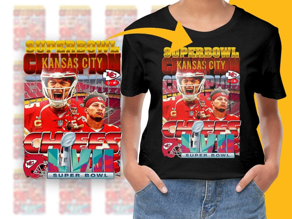Superbowl Champion Kansas City Chiefs LVII PNG File - Teepew