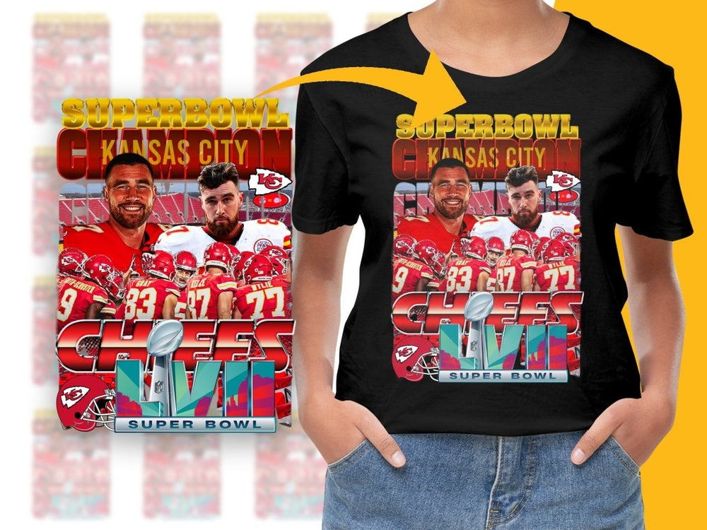 Superbowl Champion Kansas City Chiefs LVII PNG File - Teepew