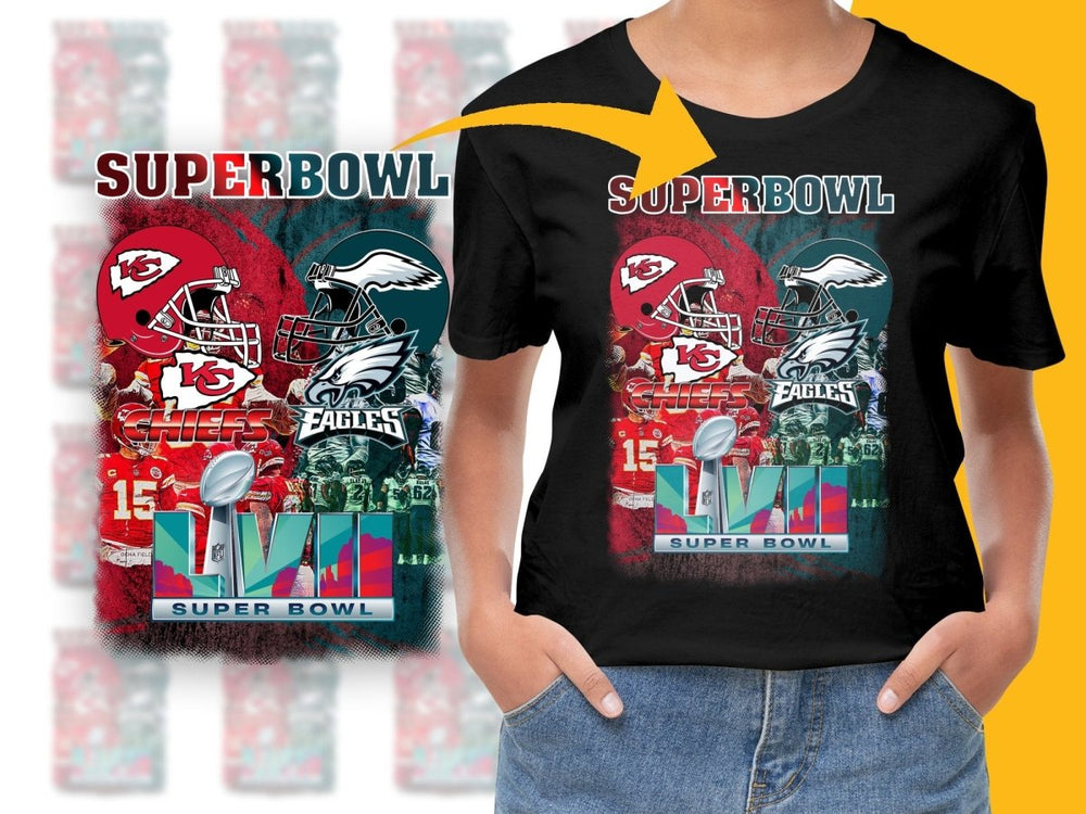 Superbowl Chiefs vs Eagles LIVI Game Event PNG File - Teepew