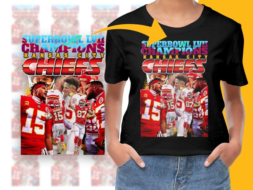Superbowl LVII Champions Kansas City Chiefs PNG File - Teepew