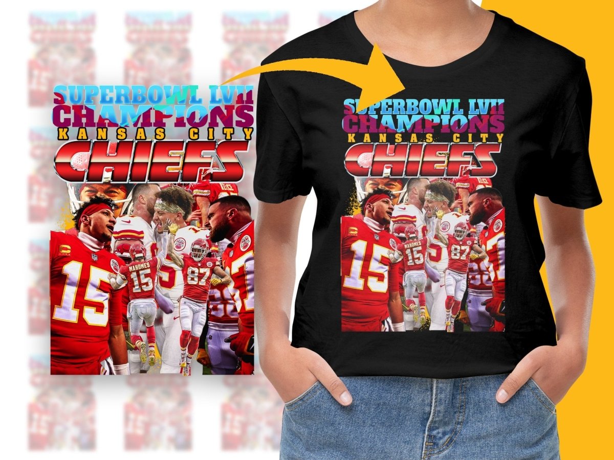 Superbowl LVII Champions Kansas City Chiefs PNG File - Teepew